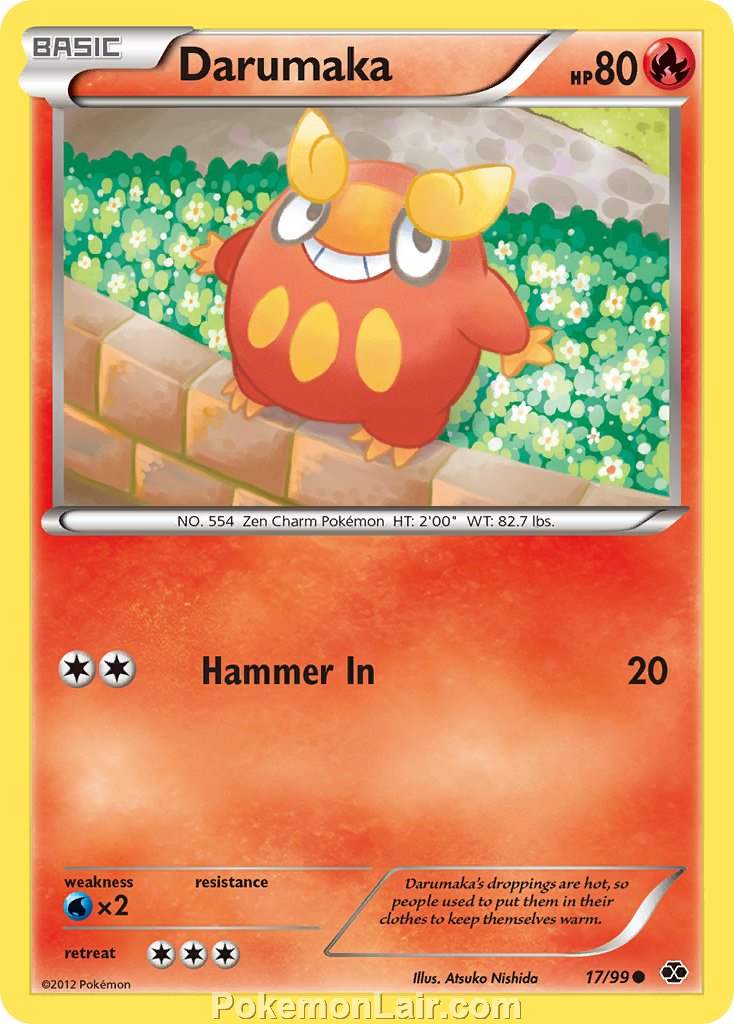 2012 Pokemon Trading Card Game Next Destinies Set – 17 Darumaka