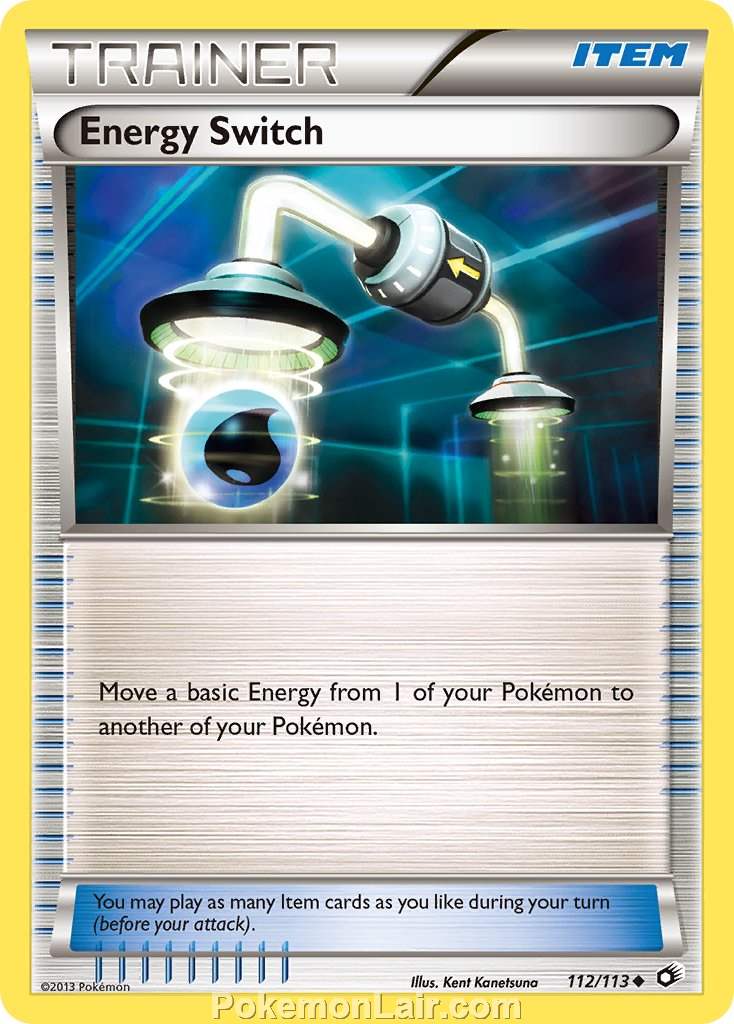 2013 Pokemon Trading Card Game Legendary Treasures Price List – 112 Energy Switch