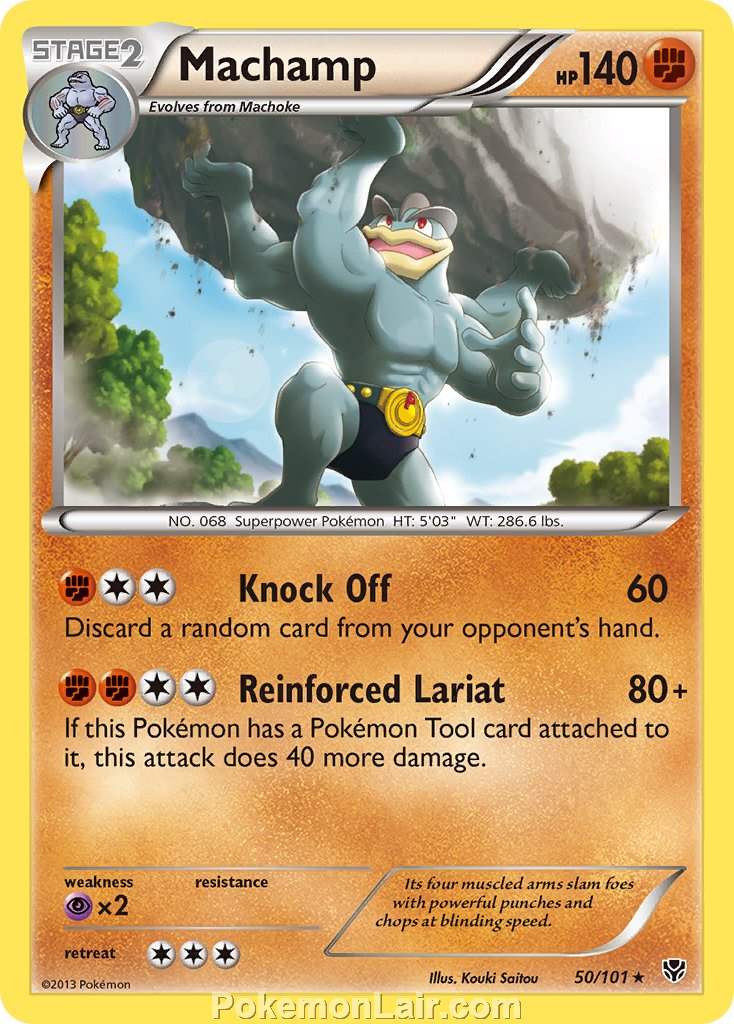 2013 Pokemon Trading Card Game Plasma Blast Price List – 50 Machamp