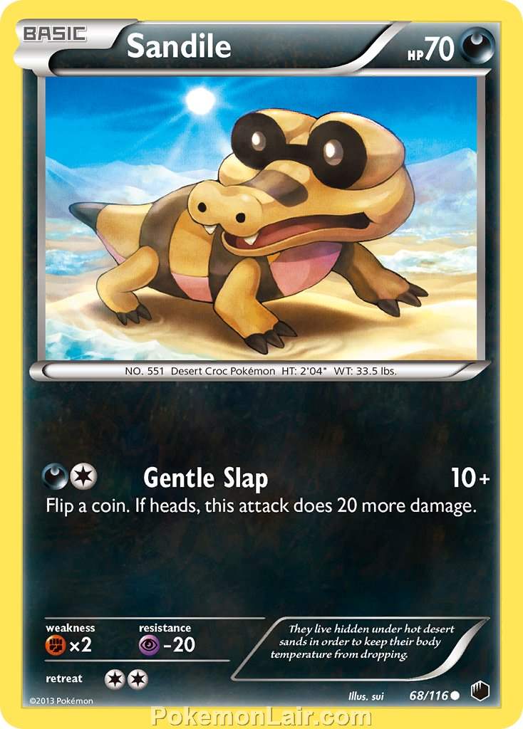 2013 Pokemon Trading Card Game Plasma Freeze Price List – 68 Sandile