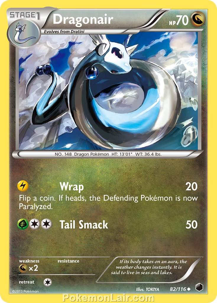 2013 Pokemon Trading Card Game Plasma Freeze Price List – 82 Dragonair