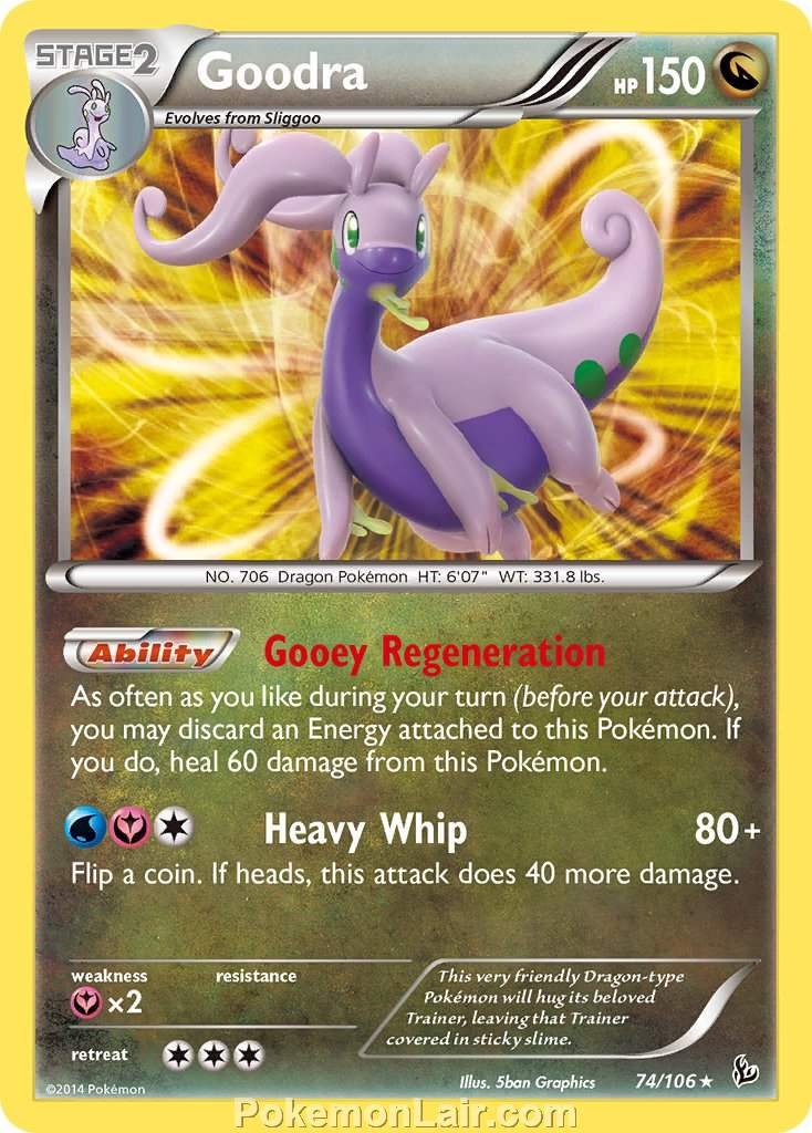 2014 Pokemon Trading Card Game Flashfire Set – 74 Goodra