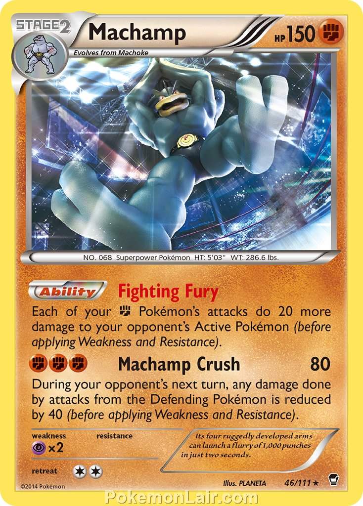 2014 Pokemon Trading Card Game Furious Fists Price List – 46 Machamp