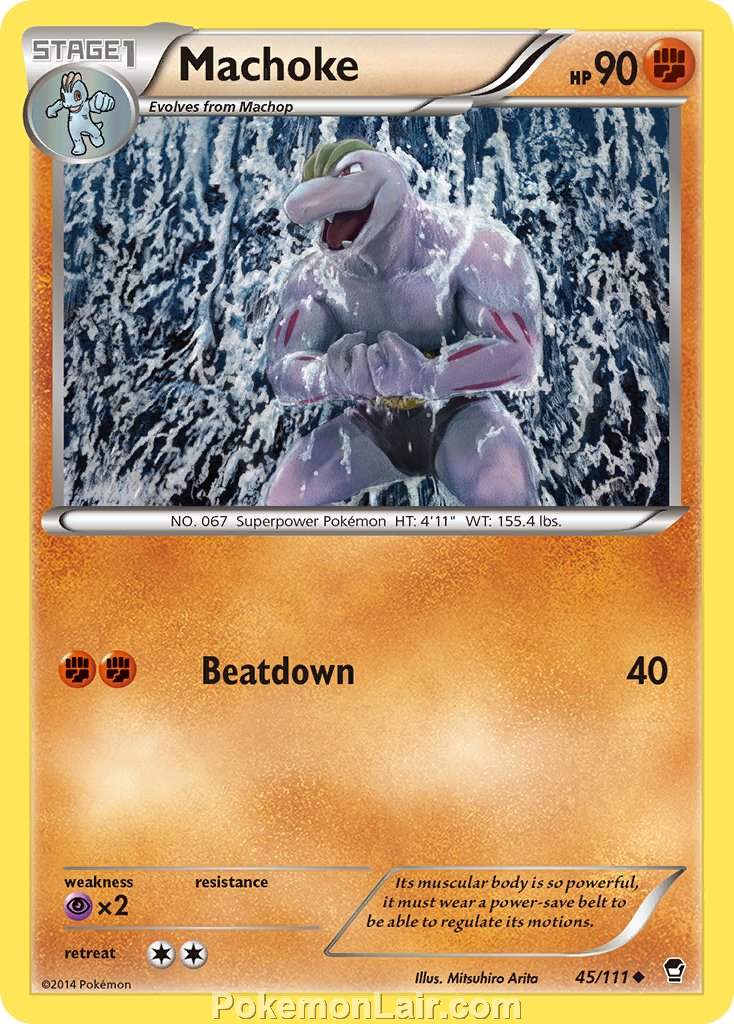 2014 Pokemon Trading Card Game Furious Fists Set – 45 Machoke