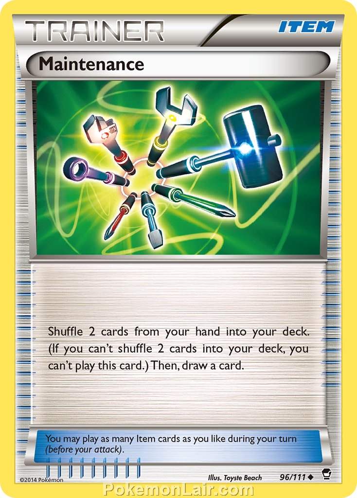 2014 Pokemon Trading Card Game Furious Fists Set – 96 Maintenance