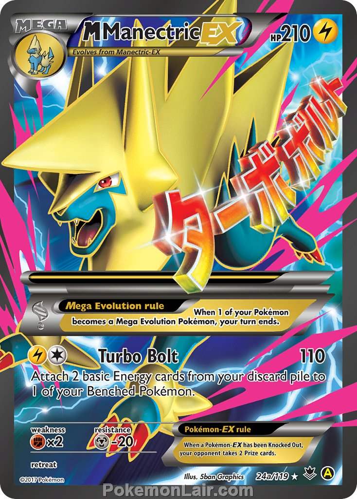 2014 Pokemon Trading Card Game Phantom Forces Price List – 24a M Manectric EX