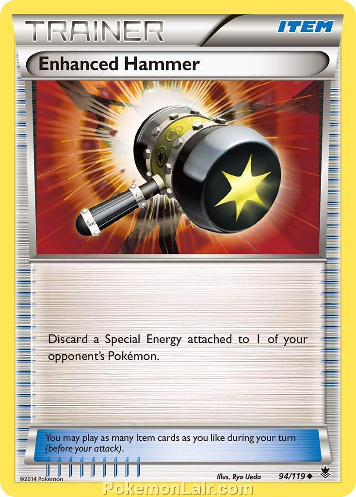 2014 Pokemon Trading Card Game Phantom Forces Price List – 94 Enhanced Hammer