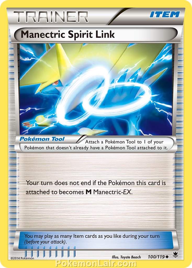 2014 Pokemon Trading Card Game Phantom Forces Set – 100 Manectric Spirit Link