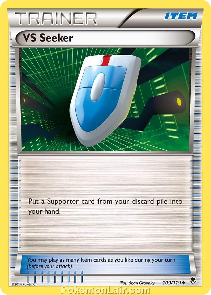 2014 Pokemon Trading Card Game Phantom Forces Set – 109 VS Seeker