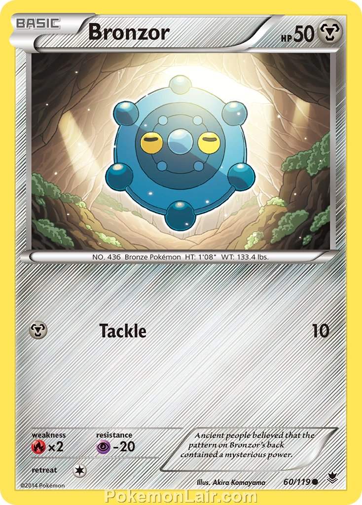 2014 Pokemon Trading Card Game Phantom Forces Set – 60 Bronzor