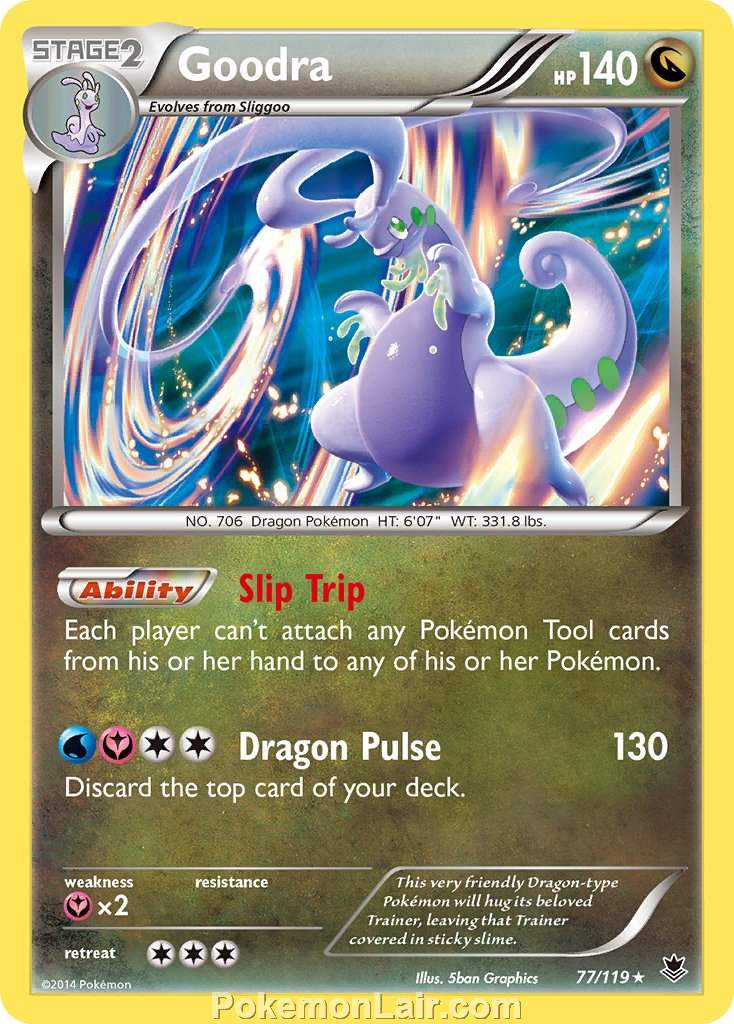 2014 Pokemon Trading Card Game Phantom Forces Set – 77 Goodra