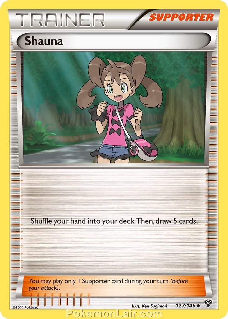 2014 Pokemon Trading Card Game XY Price List – 127 Shauna