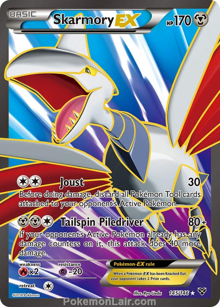 2014 Pokemon Trading Card Game XY Price List – 145 Skarmory EX