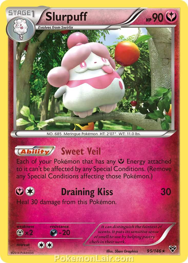 2014 Pokemon Trading Card Game XY Price List – 95 Slurpuff