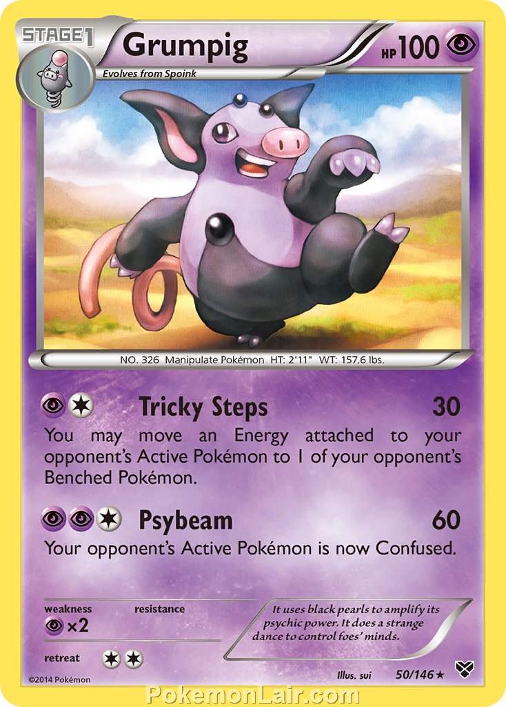 2014 Pokemon Trading Card Game XY Set – 50 Grumpig