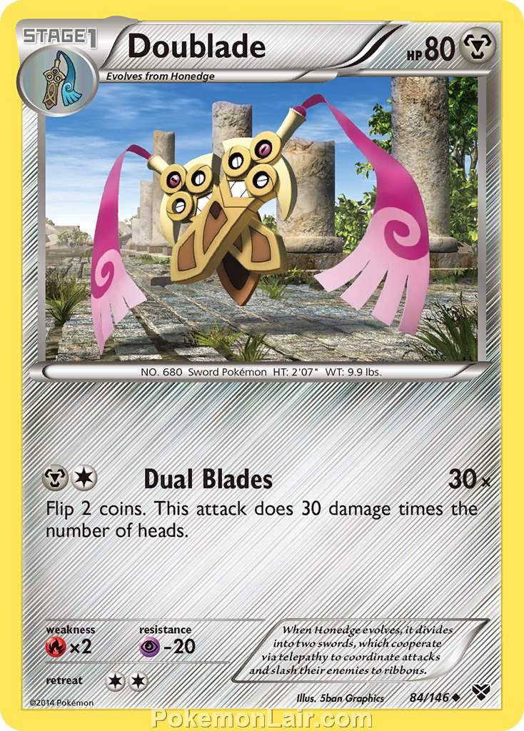 2014 Pokemon Trading Card Game XY Set – 84 Doublade