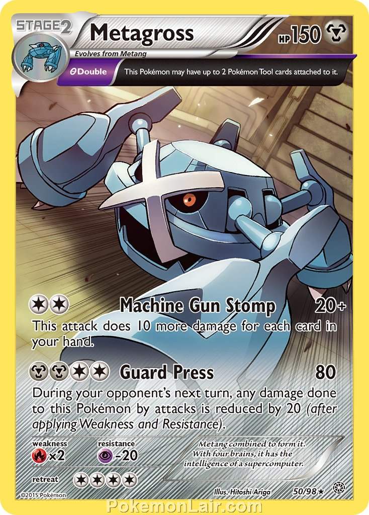 2015 Pokemon Trading Card Game Ancient Origins Price List – 50 Metagross