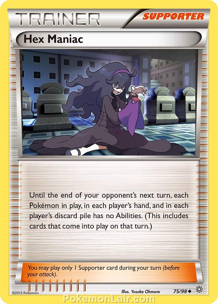 2015 Pokemon Trading Card Game Ancient Origins Price List – 75 Hex Maniac