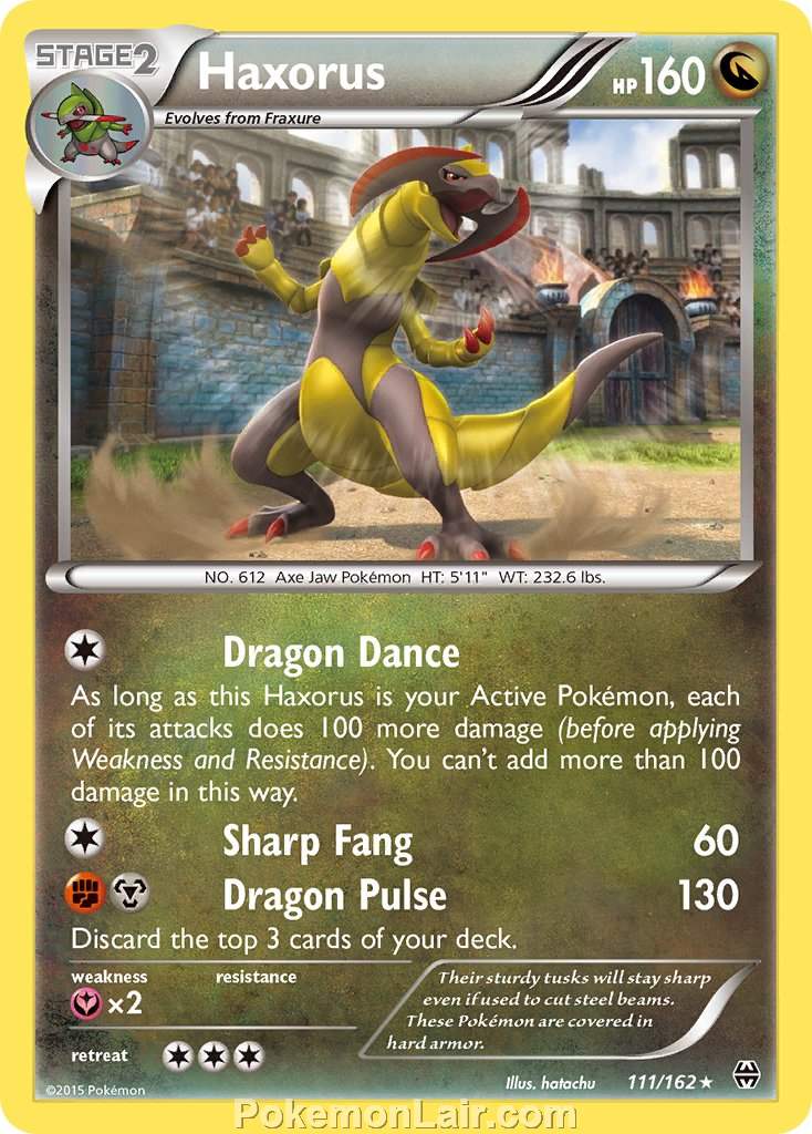 2015 Pokemon Trading Card Game BREAKthrough Price List – 111 Haxorus