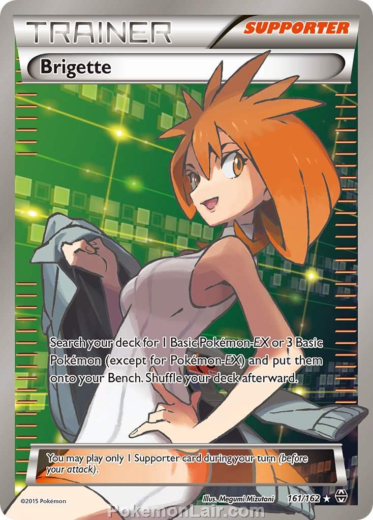 2015 Pokemon Trading Card Game BREAKthrough Set – 161 Brigette