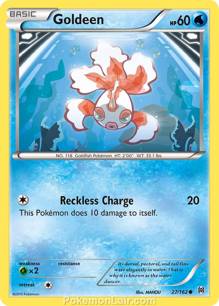 2015 Pokemon Trading Card Game BREAKthrough Set – 27 Goldeen