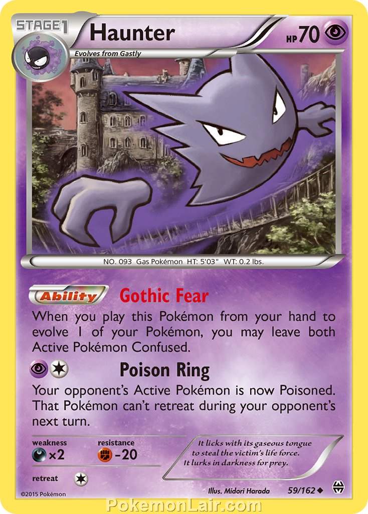 2015 Pokemon Trading Card Game BREAKthrough Set – 59 Haunter