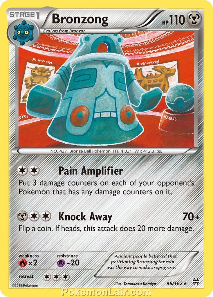 2015 Pokemon Trading Card Game BREAKthrough Set – 96 Bronzong