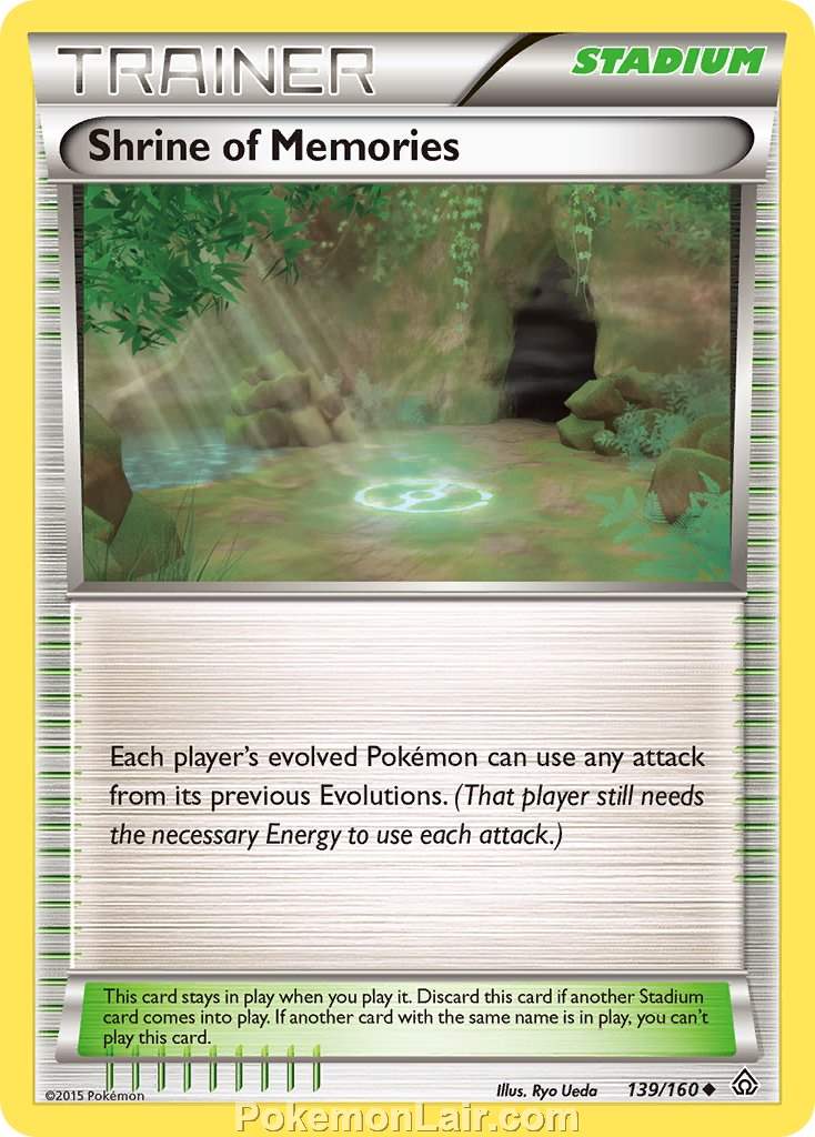 2015 Pokemon Trading Card Game Primal Clash Price List – 139 Shrine Of Memories