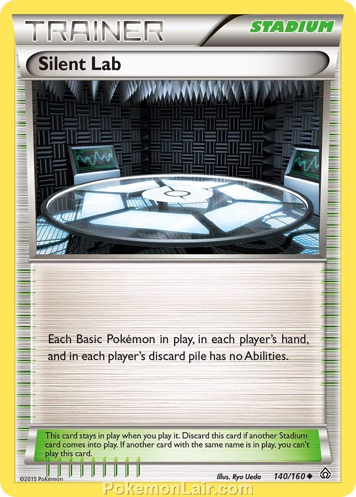 2015 Pokemon Trading Card Game Primal Clash Price List – 140 Silent Lab