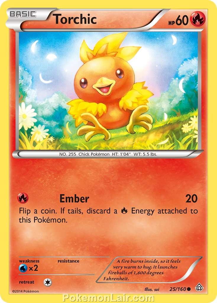 2015 Pokemon Trading Card Game Primal Clash Price List – 25 Torchic