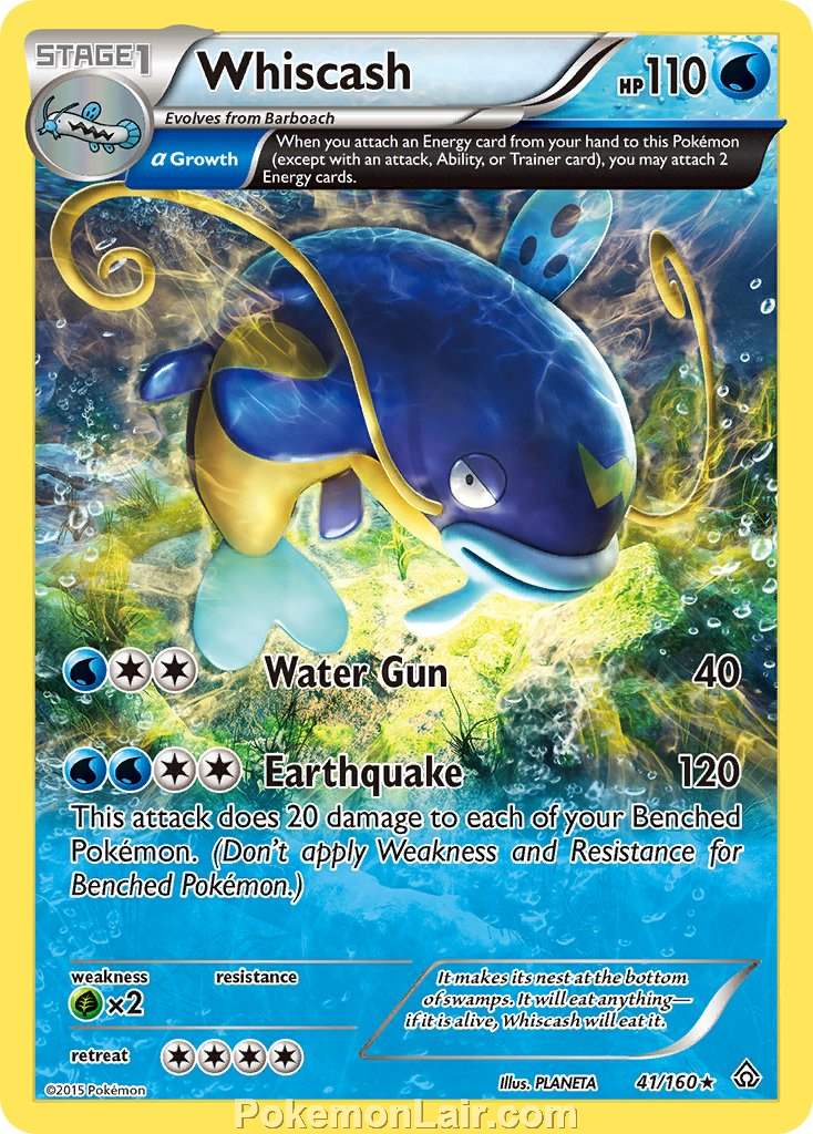 2015 Pokemon Trading Card Game Primal Clash Price List – 41 Whiscash