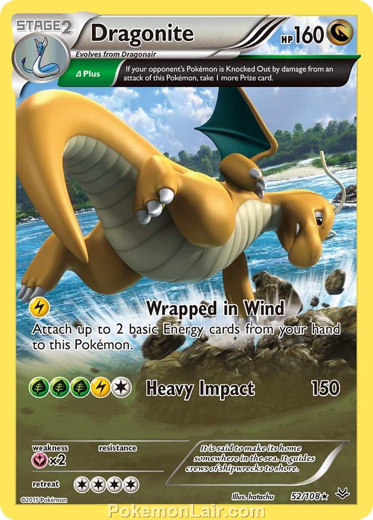 2015 Pokemon Trading Card Game Roaring Skies Price List – 52 Dragonite