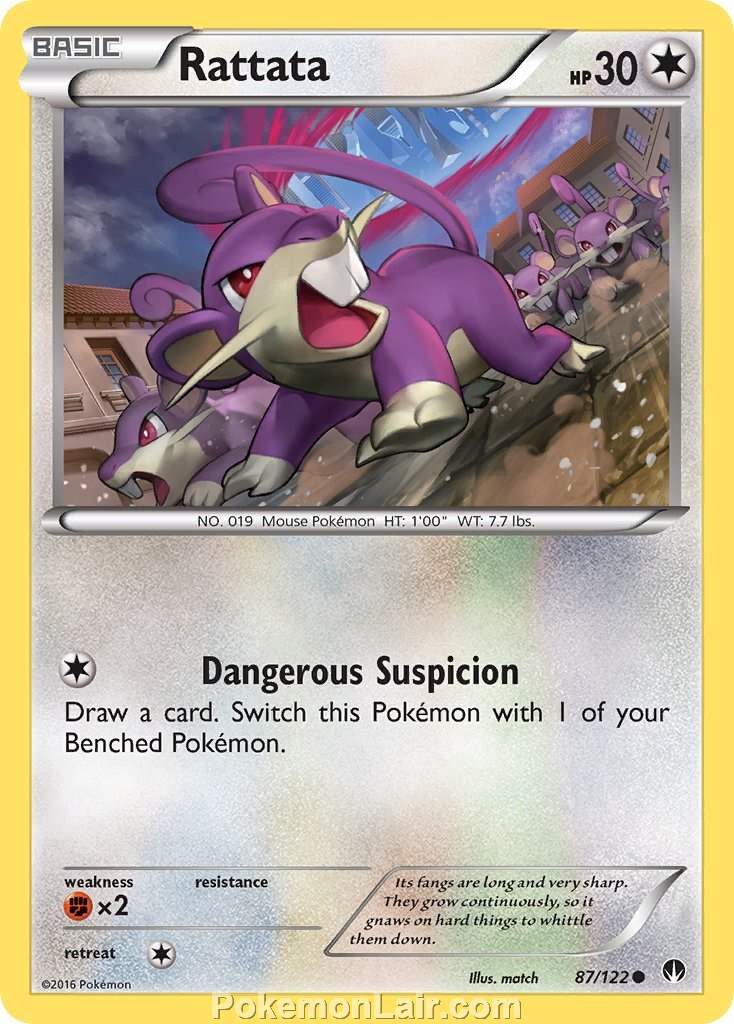 2016 Pokemon Trading Card Game BREAKpoint Set – 87 Rattata