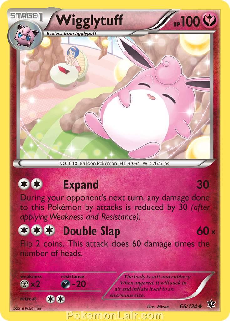 2016 Pokemon Trading Card Game Fates Collide Price List – 66 Wigglytuff