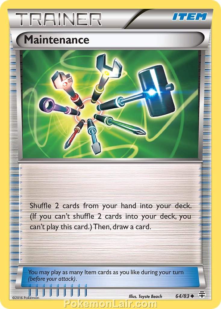 2016 Pokemon Trading Card Game Generations Price List – 64 Maintenance