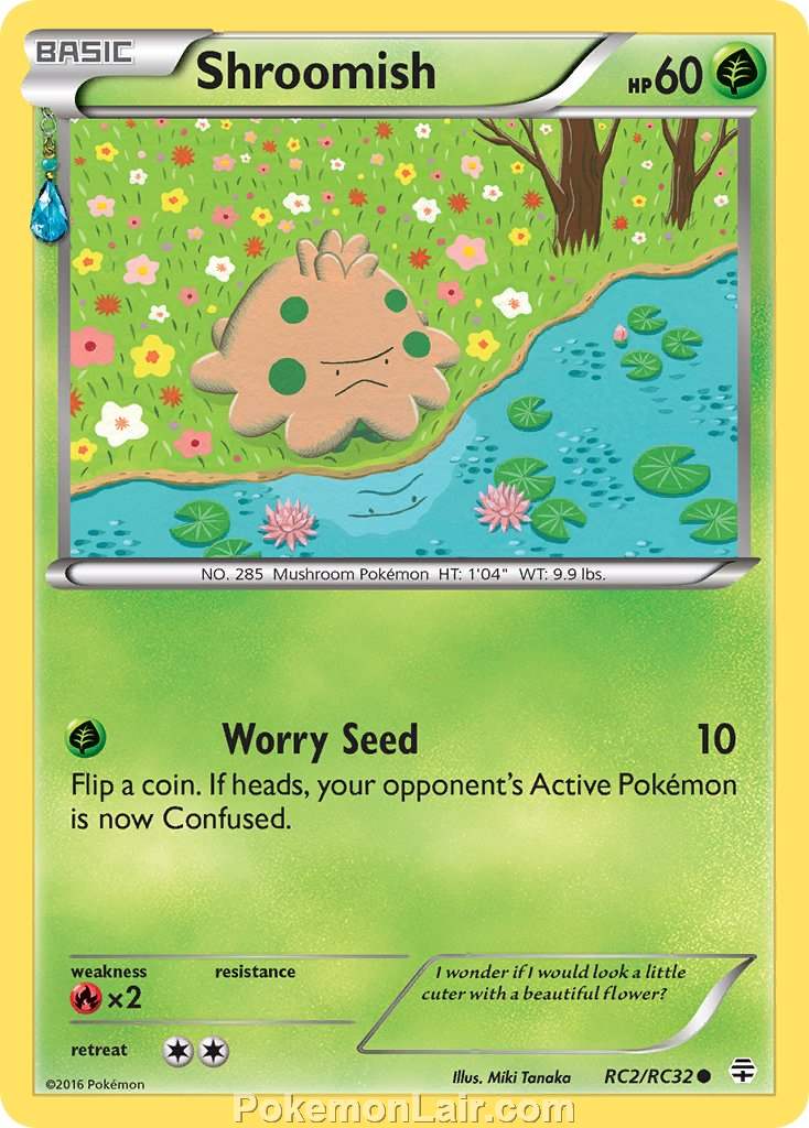 2016 Pokemon Trading Card Game Generations Set – RC2 Shroomish