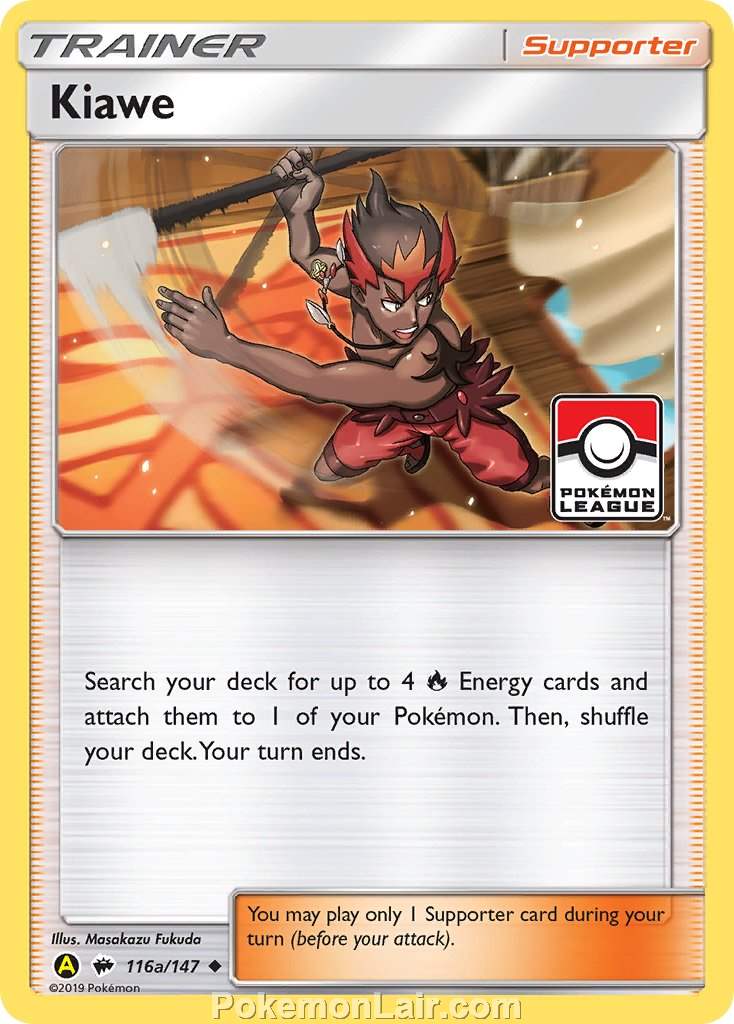 2017 Pokemon Trading Card Game Burning Shadows Price List – 116a Kiawe