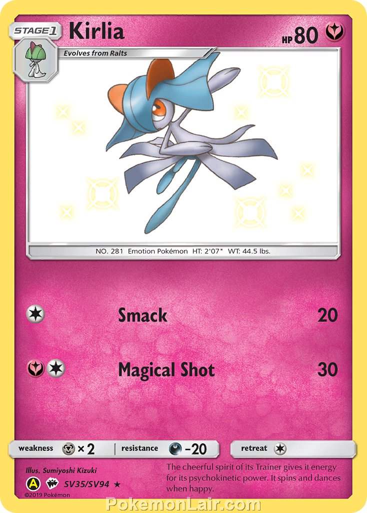 2017 Pokemon Trading Card Game Burning Shadows Price List – SV35 Kirlia