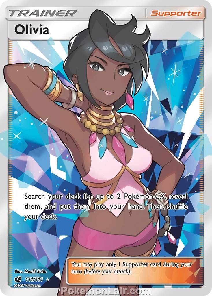 2017 Pokemon Trading Card Game Crimson Invasion Price List – 111 Olivia