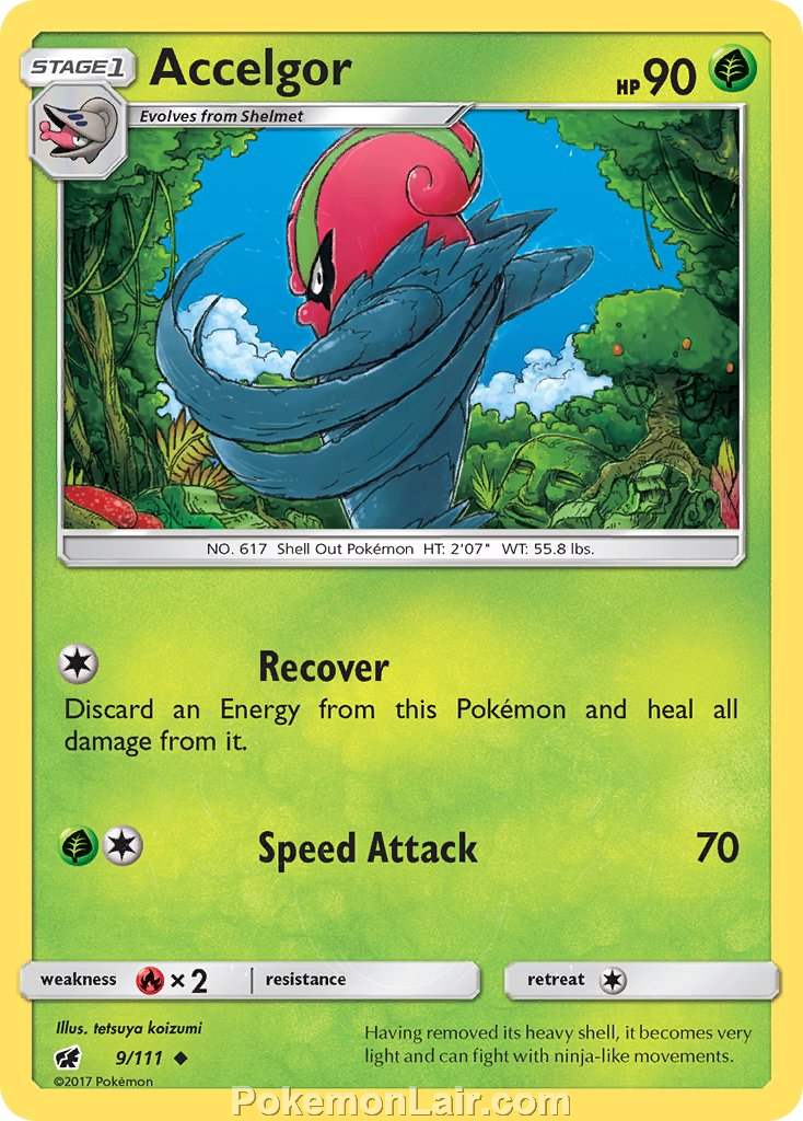 2017 Pokemon Trading Card Game Crimson Invasion Price List – 9 Accelgor