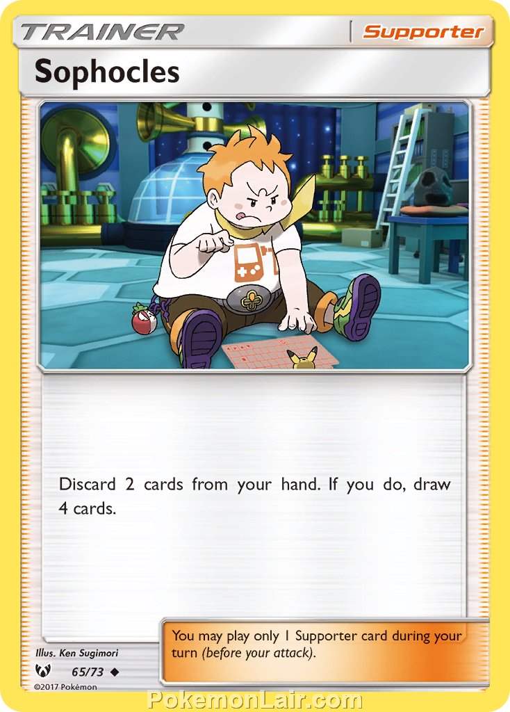 2017 Pokemon Trading Card Game Shining Legends Set – 65 Sophocles