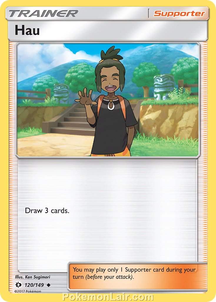 2017 Pokemon Trading Card Game Sun Moon Set – 120 Hau