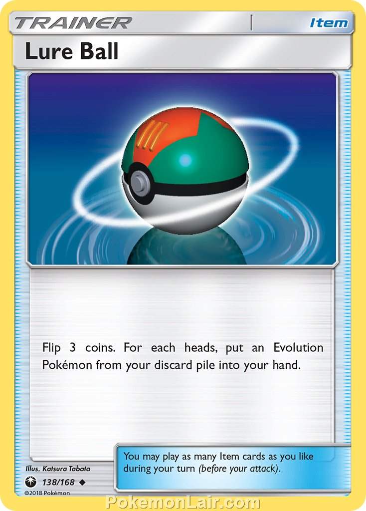 2018 Pokemon Trading Card Game Celestial Storm Price List – 138 Lure Ball