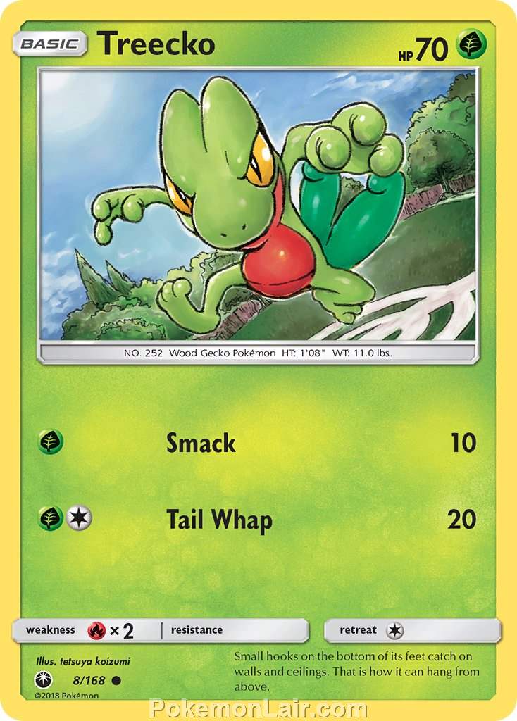 2018 Pokemon Trading Card Game Celestial Storm Set – 8 Treecko