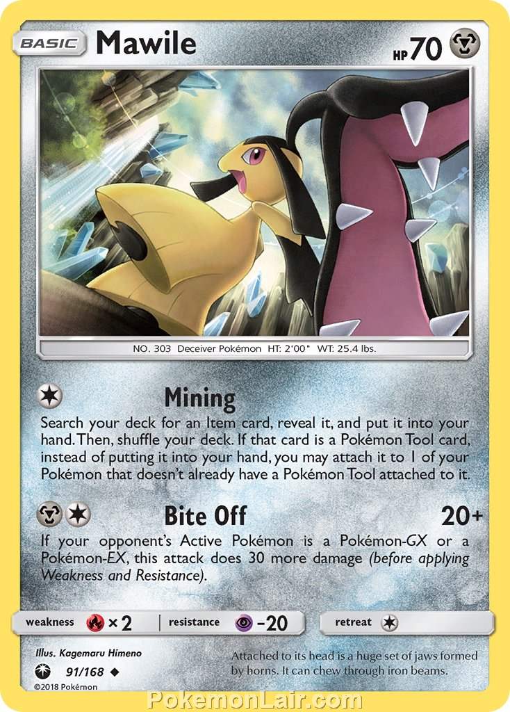 2018 Pokemon Trading Card Game Celestial Storm Set – 91 Mawile