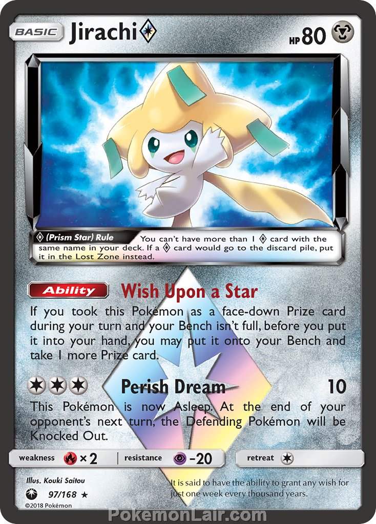 2018 Pokemon Trading Card Game Celestial Storm Set – 97 Jirachi