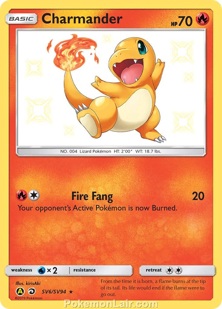 2018 Pokemon Trading Card Game Dragon Majesty Set – SV6 Charmander