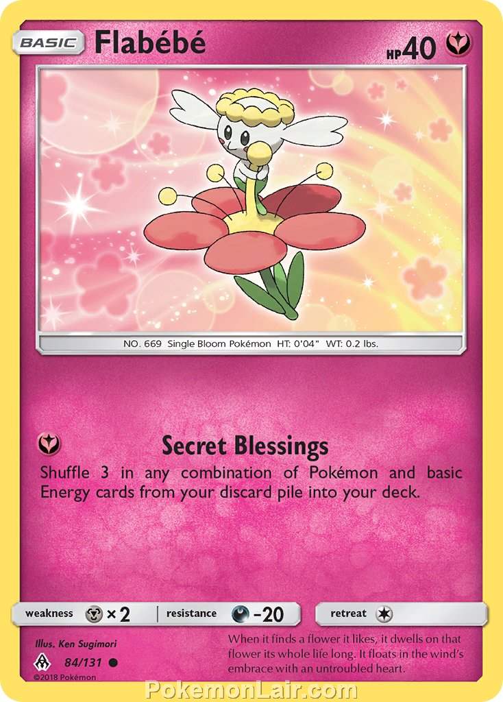 2018 Pokemon Trading Card Game Forbidden Light Price List – 84 Flabebe