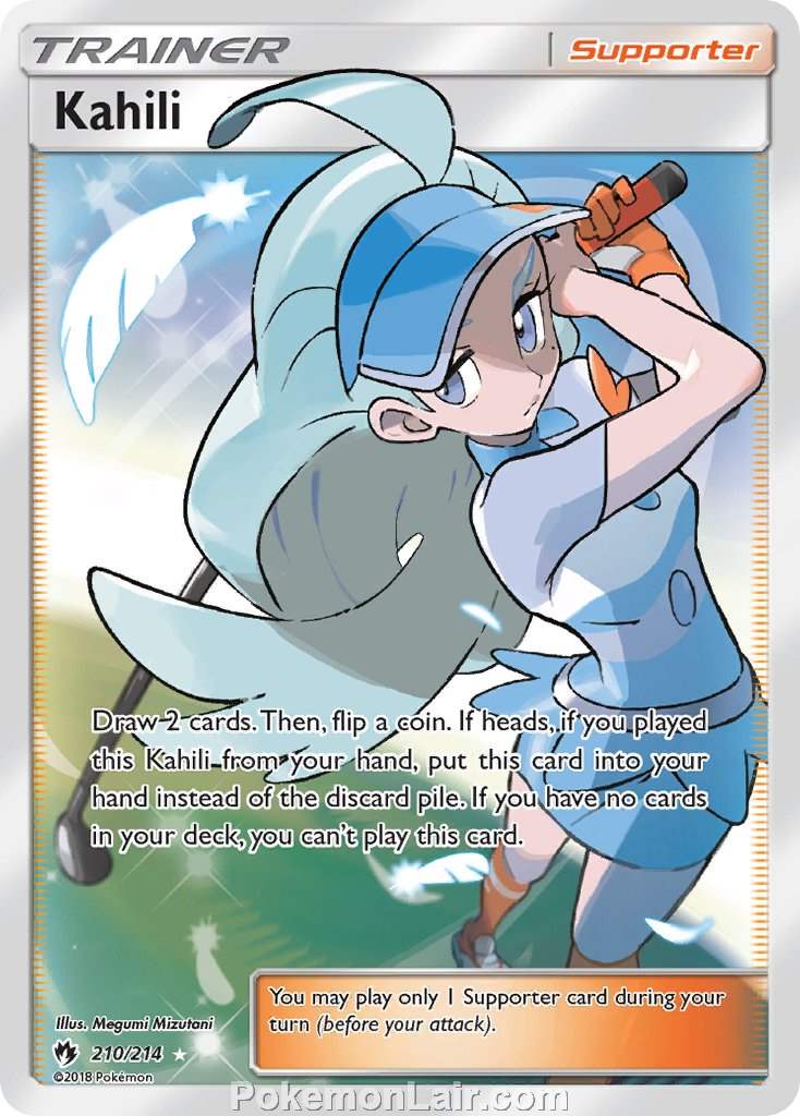 2018 Pokemon Trading Card Game Lost Thunder Set – 210 Kahili