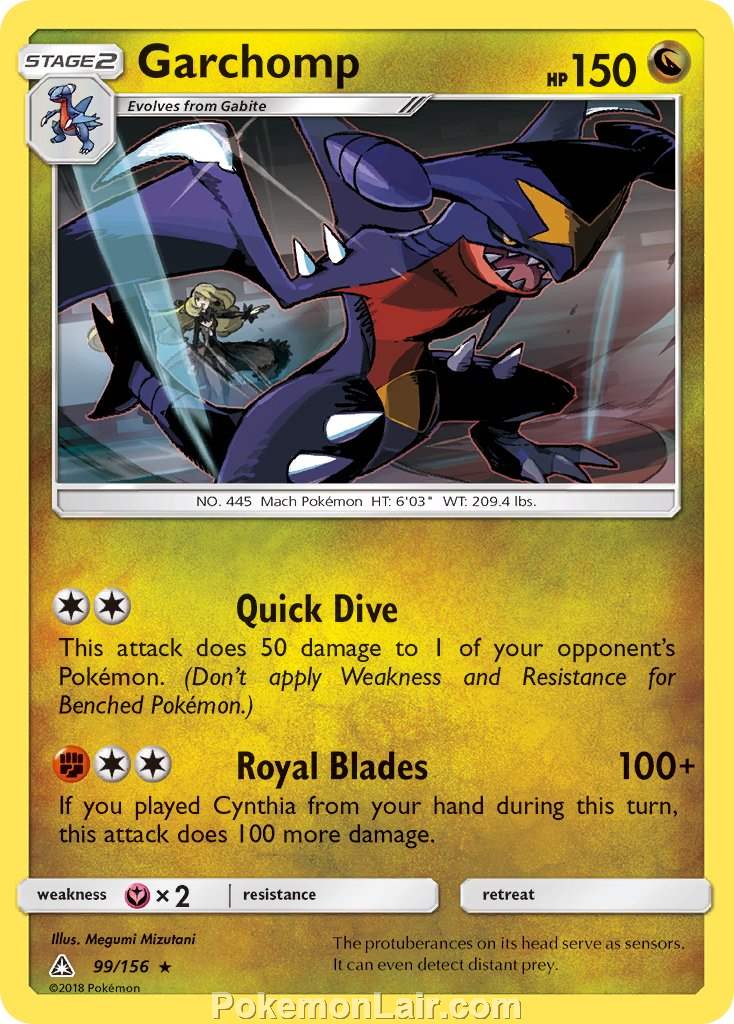 2018 Pokemon Trading Card Game Ultra Prism Price List – 99 Garchomp